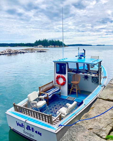 Blue Dream lobster boat. Charter boat and island tours.