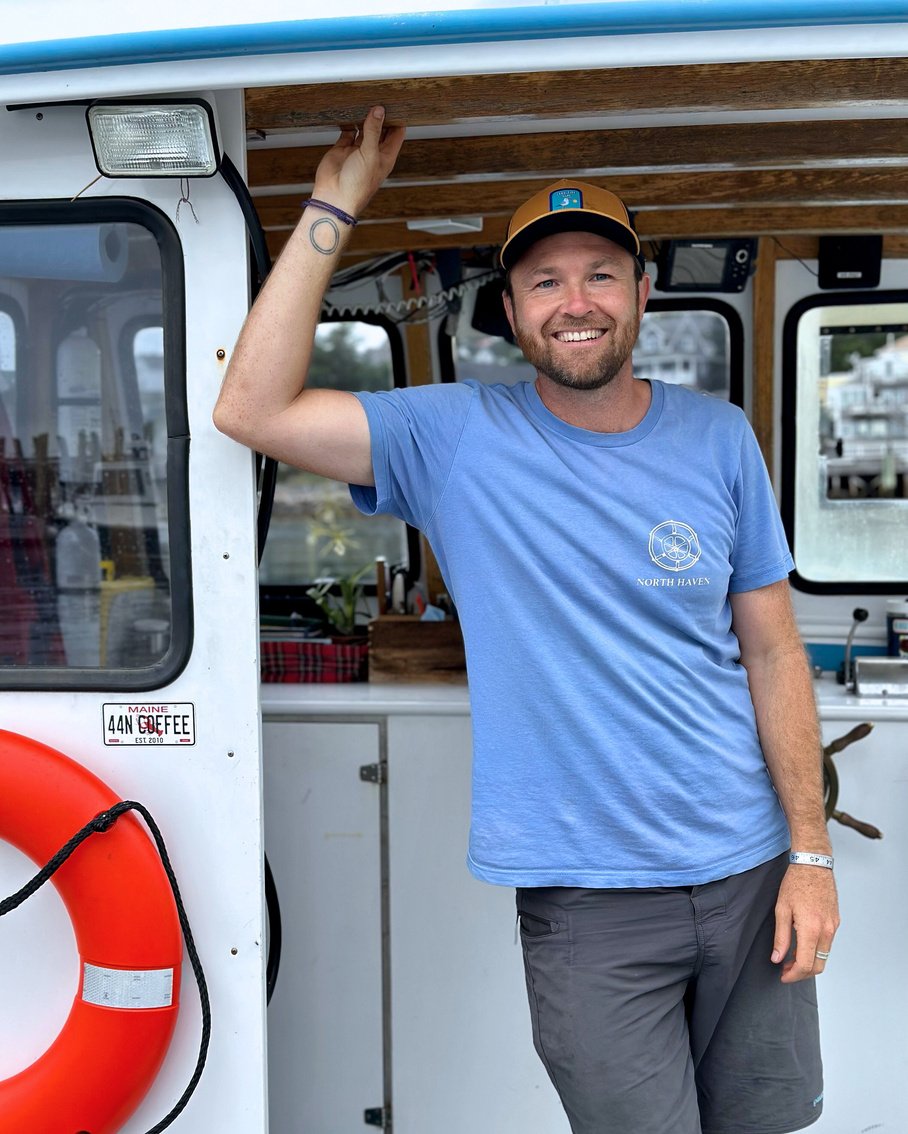 Captain Walker. Owner and operator of Good Tide Tours in Stonington, Maine.